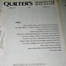 Quilter's Newsletter Magazine #113, - QM