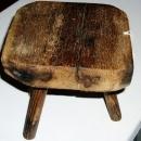 Wood Three Leg Milking Stool