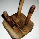 Wood Three Leg Milking Stool