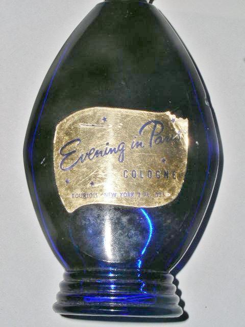 Evening In Paris Cologne in Cobalt Bottle