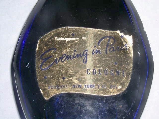 Evening In Paris Cologne in Cobalt Bottle