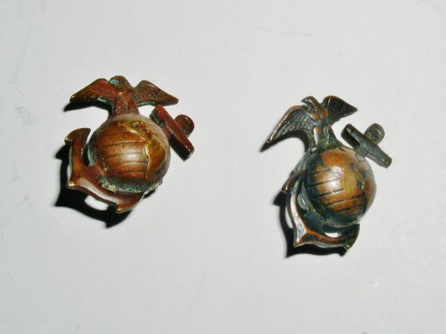 U.S. Marine Corps Globe, Eagle & Anchor Collar Pin