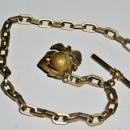 U.S. Marine Corps Watch Chain w/ Globe, Eagle, Anchor Pin