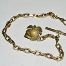 U.S. Marine Corps Watch Chain w/ Globe, Eagle, Anchor Pin