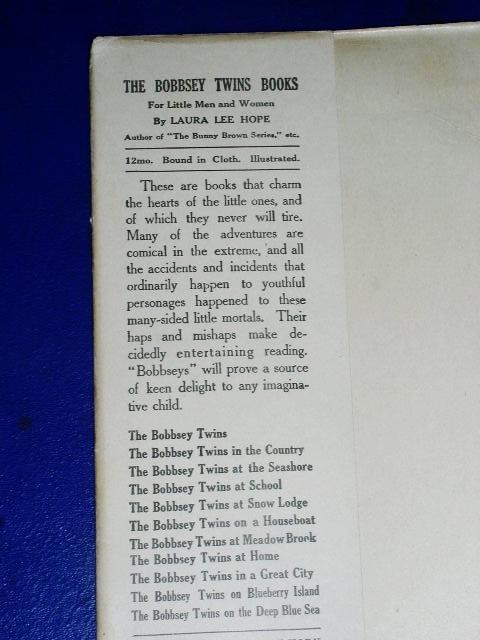 The Bobbsey Twins in Washington, First Edition