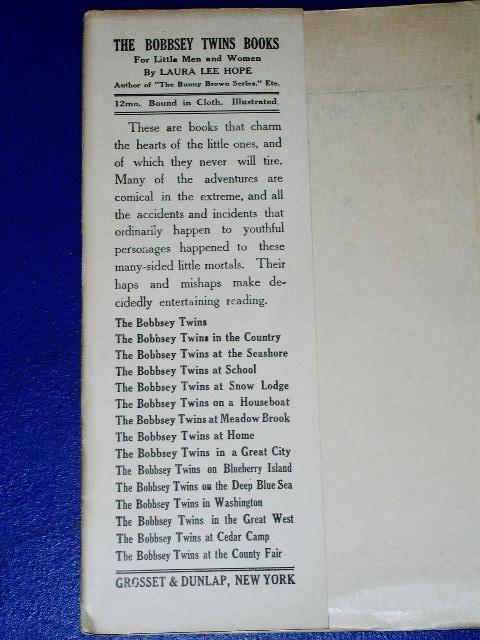 The Bobbsey Twins Camping Out, First Edition