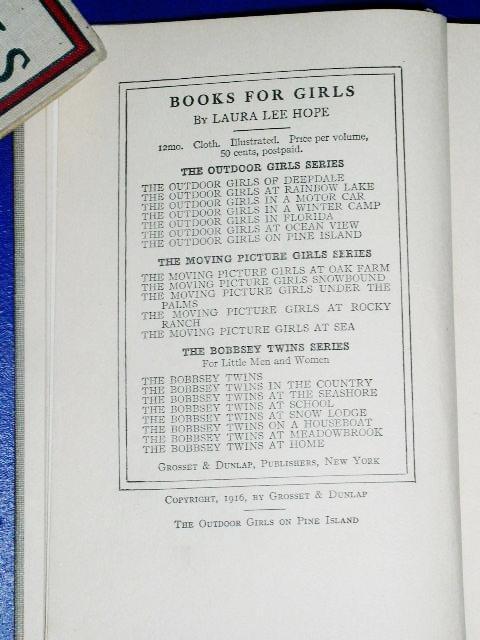 Outdoor Girls On Pine Island, First Edition