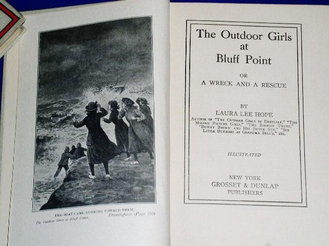 Outdoor Girls At Bluff Point, First Edition