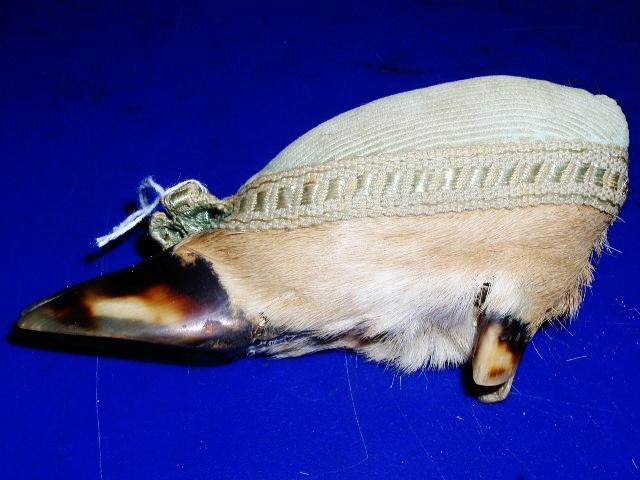 Victorian Deer Foot Pin Cushion