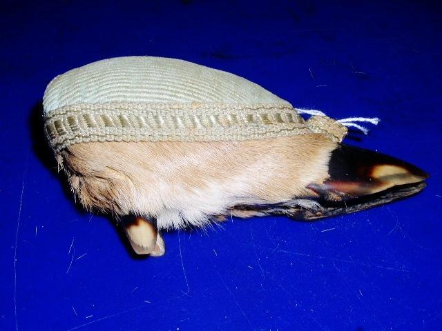 Victorian Deer Foot Pin Cushion