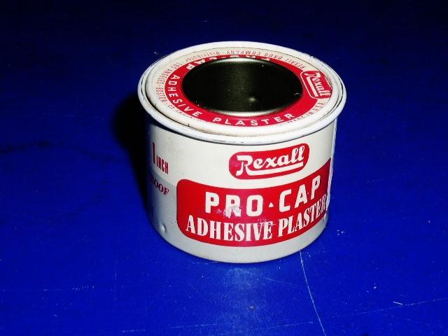 Rexall Pro-Cap Adhesive Plaster Tin