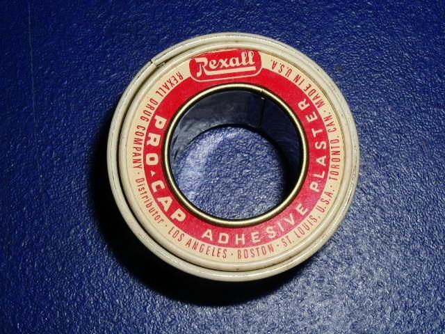 Rexall Pro-Cap Adhesive Plaster Tin