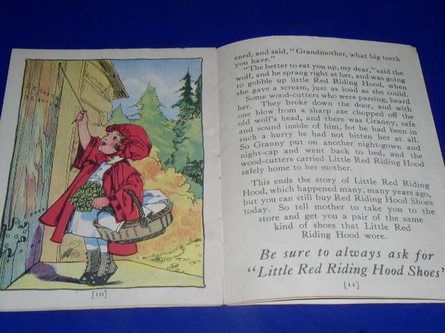 Red Riding Hood Shoes Advertising & Story Booklet