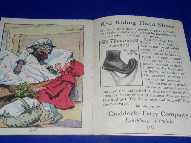 Red Riding Hood Shoes Advertising & Story Booklet