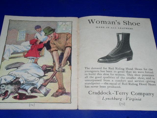 Red Riding Hood Shoes Advertising & Story Booklet