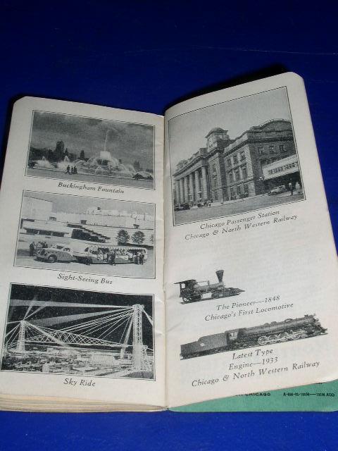 1933 Chicago World's Fair Souvenir Notebook