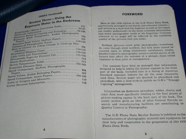 1950 GE Photo Data Book