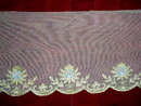 Metalic Embroidered Tulle Lace