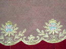 Metalic Embroidered Tulle Lace
