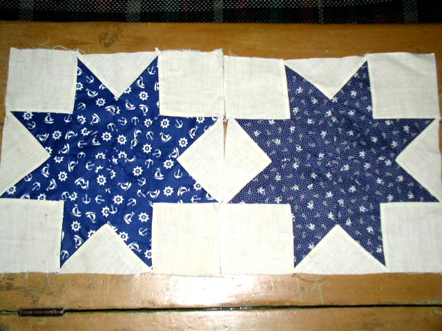 Eight Pointed Star Quilt Blocks - QB