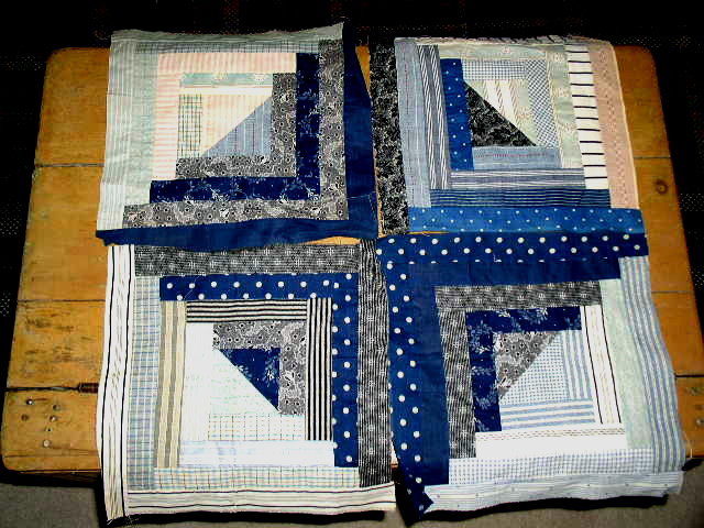 Log Cabin Quilt Blocks - QB