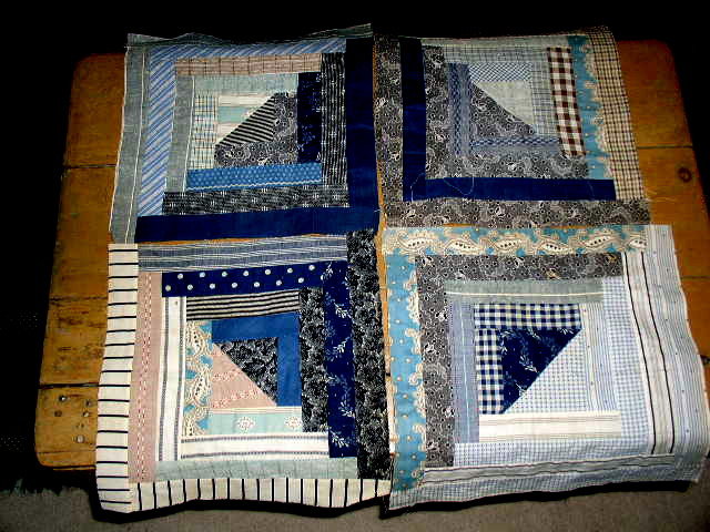 Log Cabin Quilt Blocks - QB