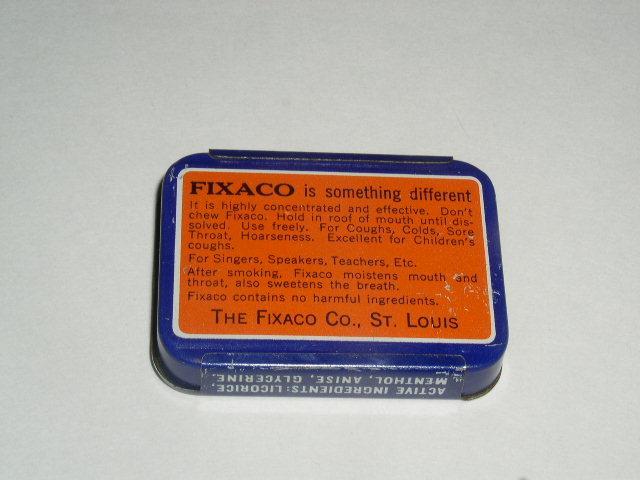 Fixaco Throat Confection Tin