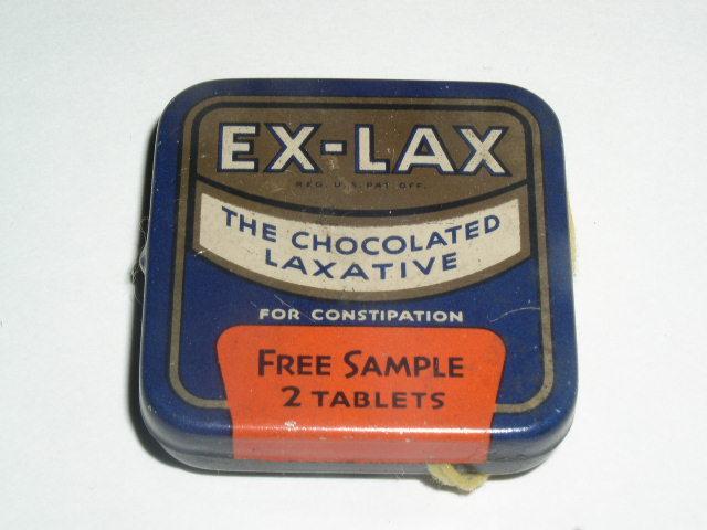 Ex-Lax Laxative, Free Sample Tin