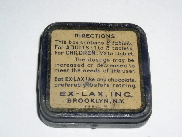 Ex-Lax Laxative Pocket Tin
