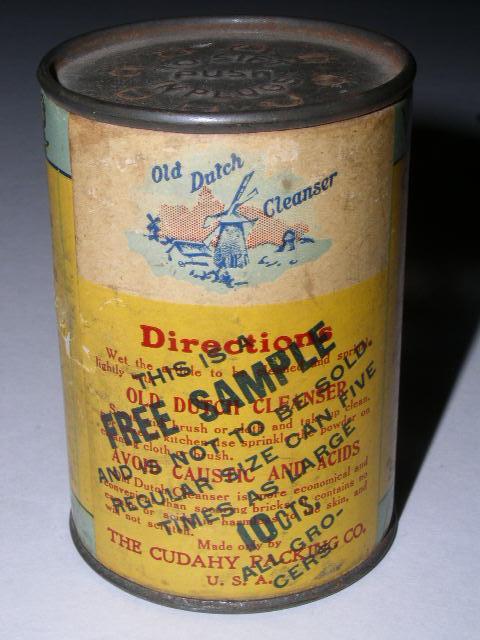 Old Dutch Cleanser Sample Container