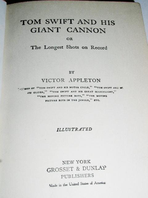 Tom Swift and his Giant Cannon