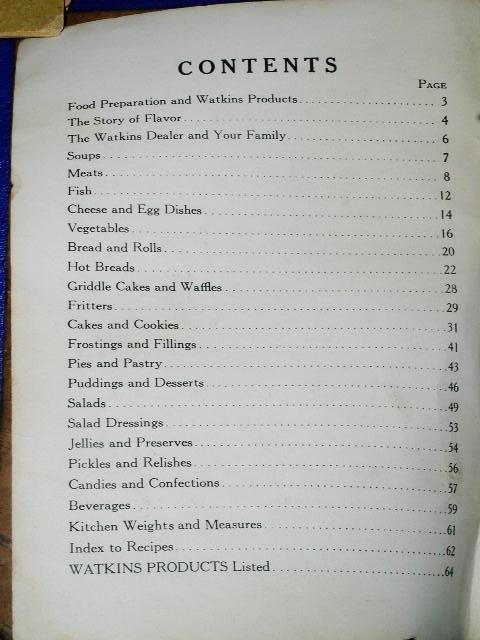 Watkins Cook Book, 1925, - CK