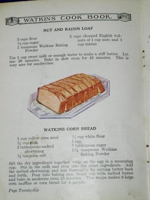 Watkins Cook Book, 1925, - CK
