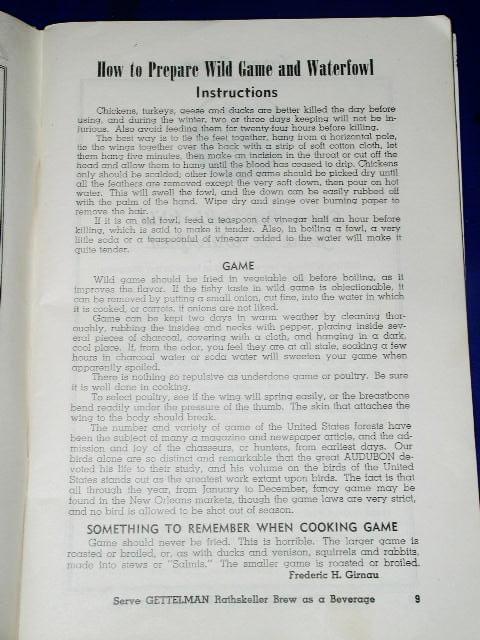 The Sportsman's Way, A. Gettlemen Brewing Co. - CK