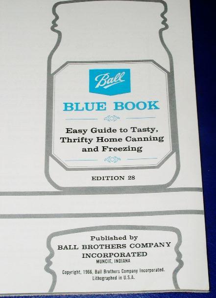 Ball Blue Book Canning Guide - CK