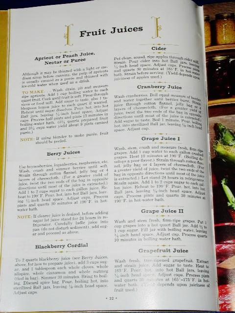 Ball Blue Book Canning Guide - CK