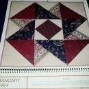 Patchwork Patterns 1984 Engagement Calendar