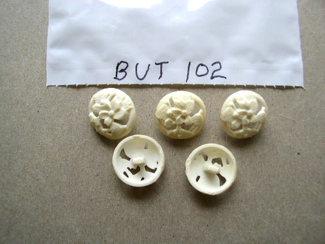 Buttons - Pierced Celuloid