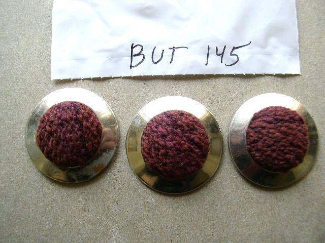 Buttons - Metal & Fabric