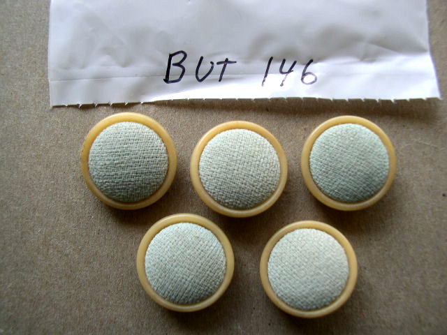 Buttons - Celuloid & Fabric
