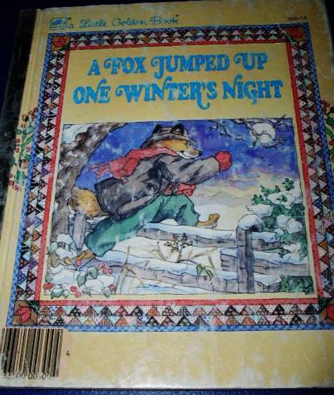 A Fox Jumped Up One Winter's Night, Little Golden Book - 1st Printing