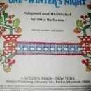 A Fox Jumped Up One Winter's Night, Little Golden Book - 1st Printing