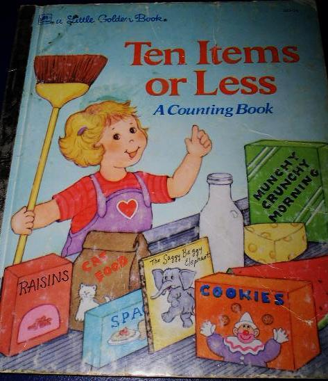 Ten Items or Less, Little Golden Book - 1st Printing