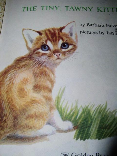 The Tiny, Tawny Kitten, Little Golden Book - 1st Printing