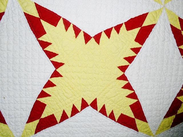 Feathered Four Pointed Star Quilt - QLT