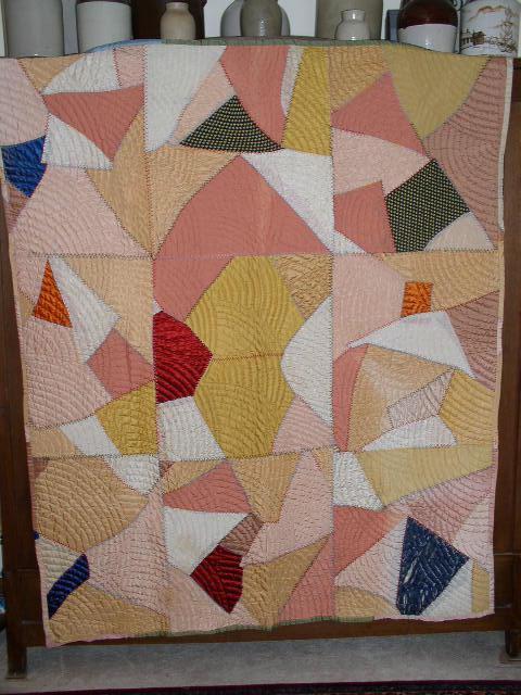 Cotton Sateen Crazy Quilt - QLT