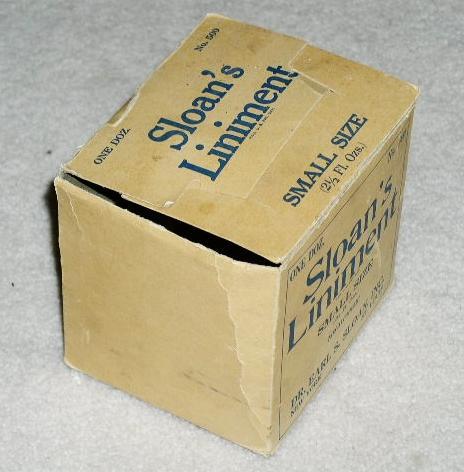 Sloan's Liniment Carton