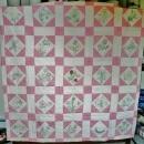 Embroidered Floral Quilt - QLT