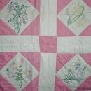 Embroidered Floral Quilt - QLT