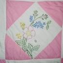 Embroidered Floral Quilt - QLT